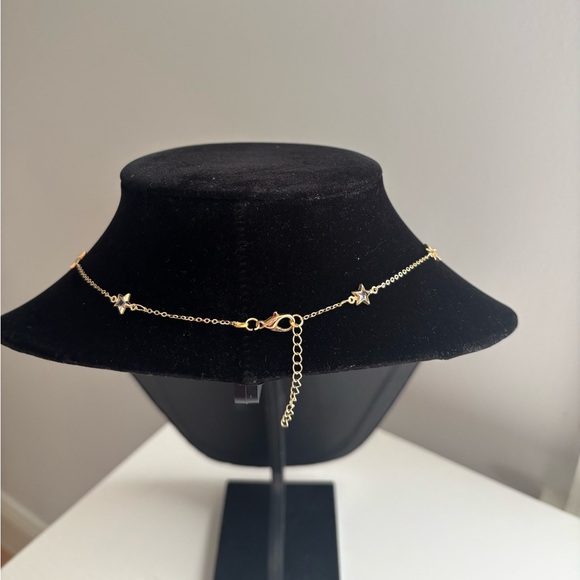 Gold Star Station Necklace - Elegant Women’s Jewelry - Picture 6 of 6